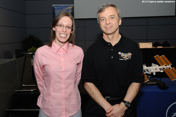 Marie-Hélène Cyr and Robert Thirsk